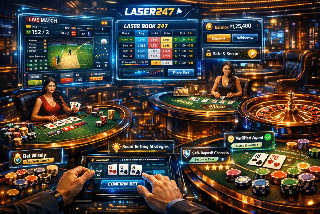 Laser247 safe user guide showing how to unlock winning potential with smart strategies, secure access steps, and tips to make the most of the Laser247 platform.