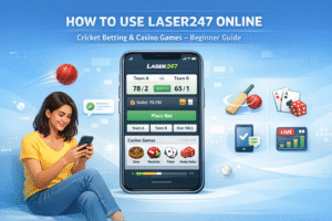 Step-by-step beginner guide showing how to use Laser247 online for cricket betting and casino games, including account login, game selection, and smart gameplay tips.