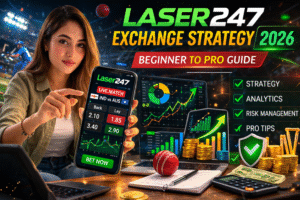 Laser247 Exchange Strategy 2026 guide showing smart cricket betting tips, match analysis, odds comparison, and step-by-step strategies for beginners to become pro bettors on the Laser247 exchange platform.