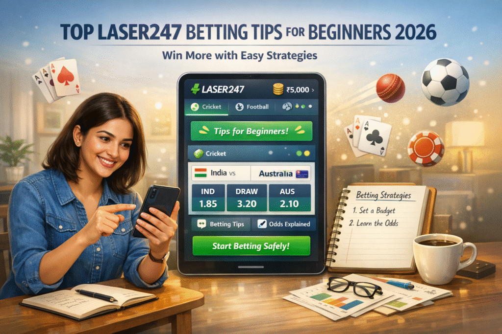 Laser247 betting tips 2026 for beginners – strategies to win more and improve online betting skills.